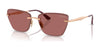 Vogue VO4332S Sunglasses | Size 59 / Rose Gold / Dark Purple (2N 20.3%) №515269