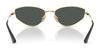 Vogue VO4339S Sunglasses | Size 56 / Light Brown / Dark Green (Polarized) (3P 14.7%) №51389A