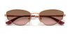 Vogue VO4339S Sunglasses | Size 56 / Light Brown / Dark Green (Polarized) (3P 14.7%) №51389A