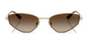 Vogue VO4339S Sunglasses | Size 56 / Light Brown / Dark Green (Polarized) (3P 14.7%) №51389A