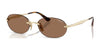 Vogue VO4342S Sunglasses | Size 55 / Pale Gold / Dark Brown (3N 13.3%) №848/73