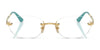 Vogue VO4343 Eyeglasses | Size 53 / Pale Gold №848