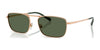 Vogue VO4346S Sunglasses | Size 56 / Rose Gold / Dark Green (Polarized) (3P 14.7%) №51529A