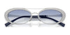Vogue VO4348SB Sunglasses | Size 54 / Silver / Clear Gradient Blue (1N 49%) №323/19