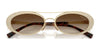 Vogue VO4348SB Sunglasses | Size 54 / Silver / Clear Gradient Blue (1N 49%) №323/19