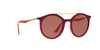 Vogue VO5242S Sunglasses / Top Bordeaux / Cyclamen Transp №268275 / Dark Violet (2N 18.1%) / Size 50