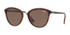 Vogue VO5270S Sunglasses | Size 57 / Top Havana/Brown Transparent №238673 / Dark Brown (3N 9%)