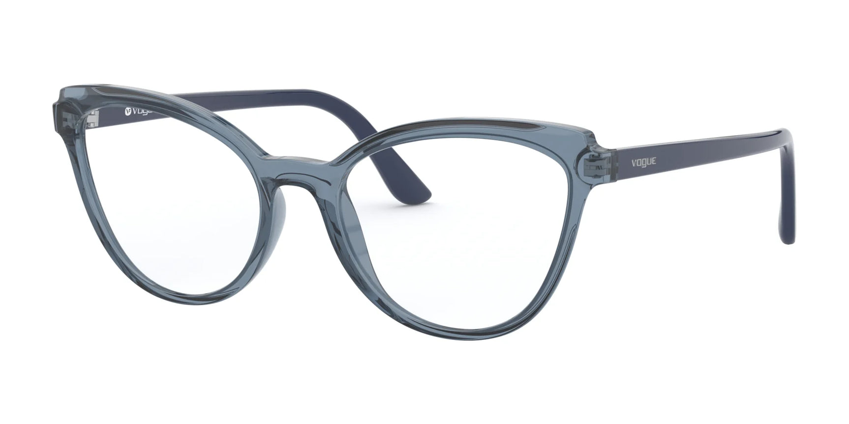 Vogue VO5291 Eyeglasses Top Transparent Blue / Blue Vogue VO5291 Eyeglasses Top Transparent Blue / Blue