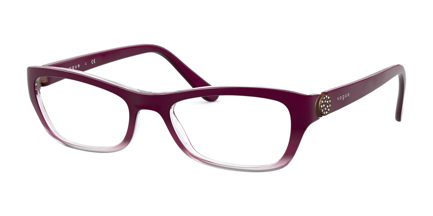 Vogue VO5306B Eyeglasses Violet Gradient Transparent Vogue VO5306B Eyeglasses Violet Gradient Transparent
