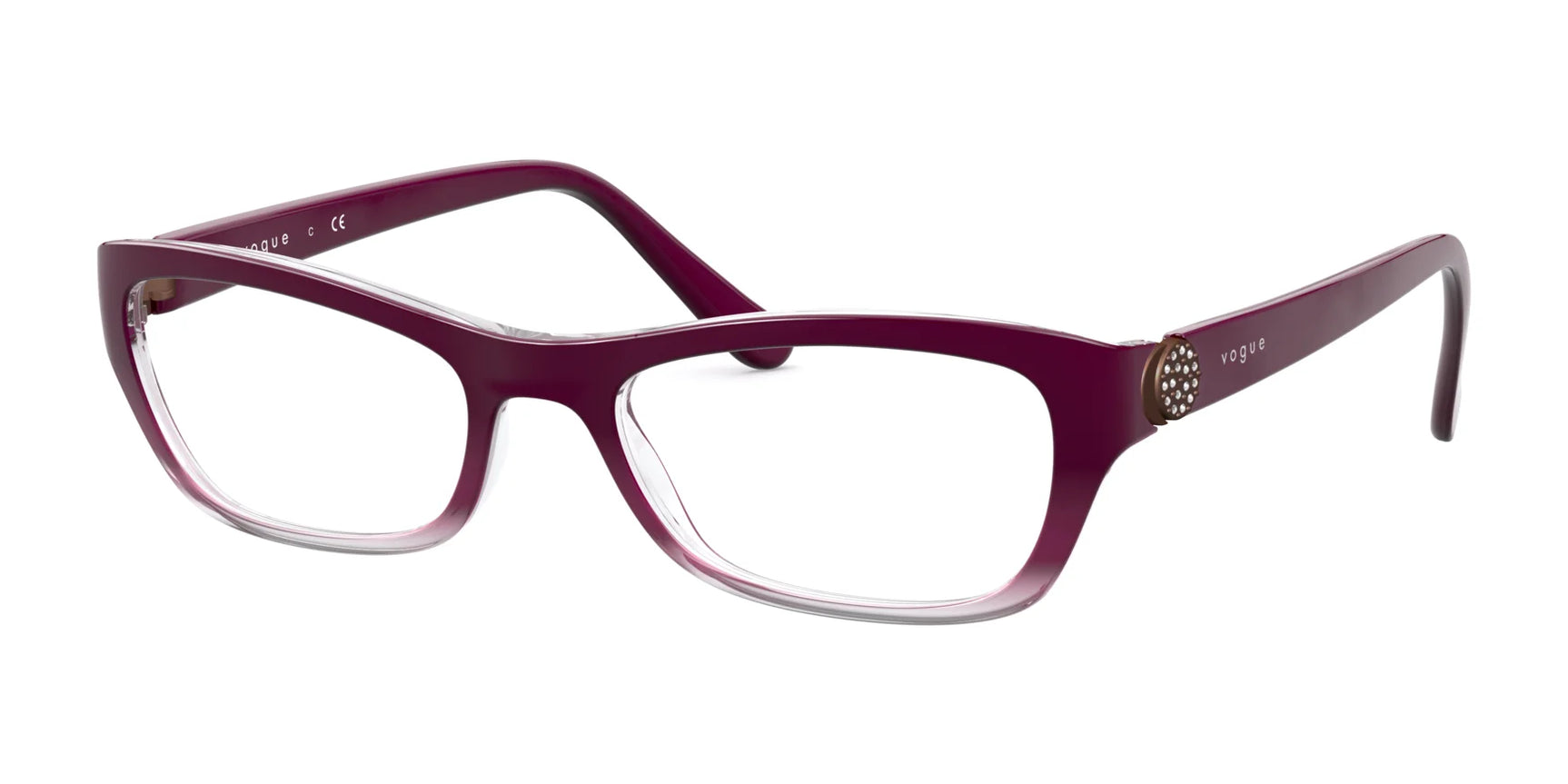 Vogue VO5306B Eyeglasses Violet Gradient Transparent Vogue VO5306B Eyeglasses Violet Gradient Transparent