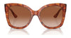 Vogue VO5338S Sunglasses | Size 54 / Dark Havana / Brown Gradient (Polarized) (2P 19%) №W656T5