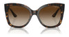 Vogue VO5338S Sunglasses | Size 54 / Dark Havana / Brown Gradient (Polarized) (2P 19%) №W656T5