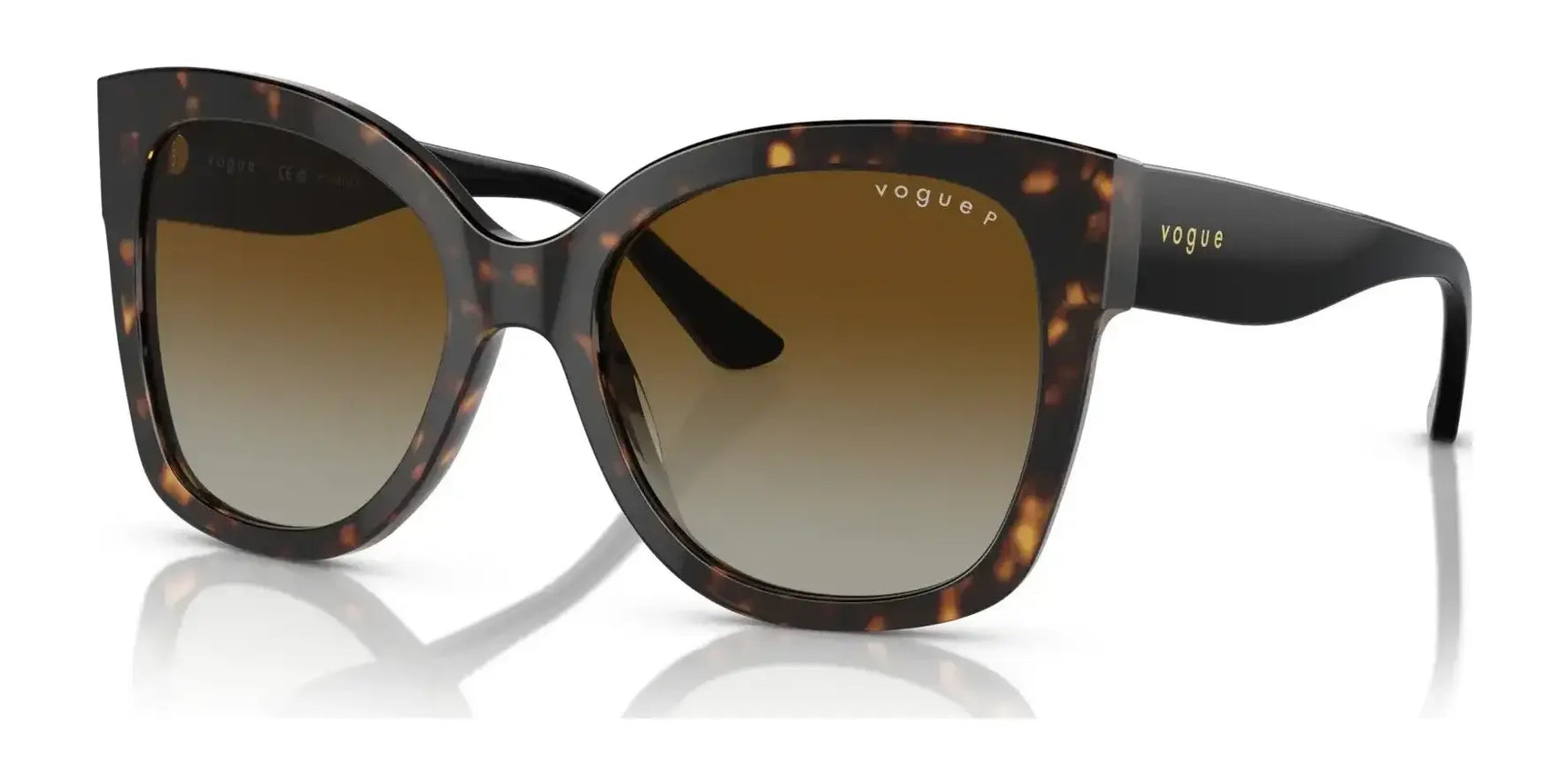 Vogue VO5338S Sunglasses Dark Havana / Brown Gradient (Polarized) Vogue VO5338S Sunglasses Dark Havana / Brown Gradient (Polarized)