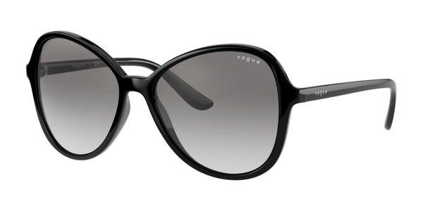 Vogue VO5349S Sunglasses | Size 55 / Black №W44/11 / Grey Gradient (2N 26%)