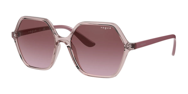 Vogue VO5361SF Sunglasses | Size 56 / Transparent Pink №28288H / Violet Gradient (2N 23.0%)