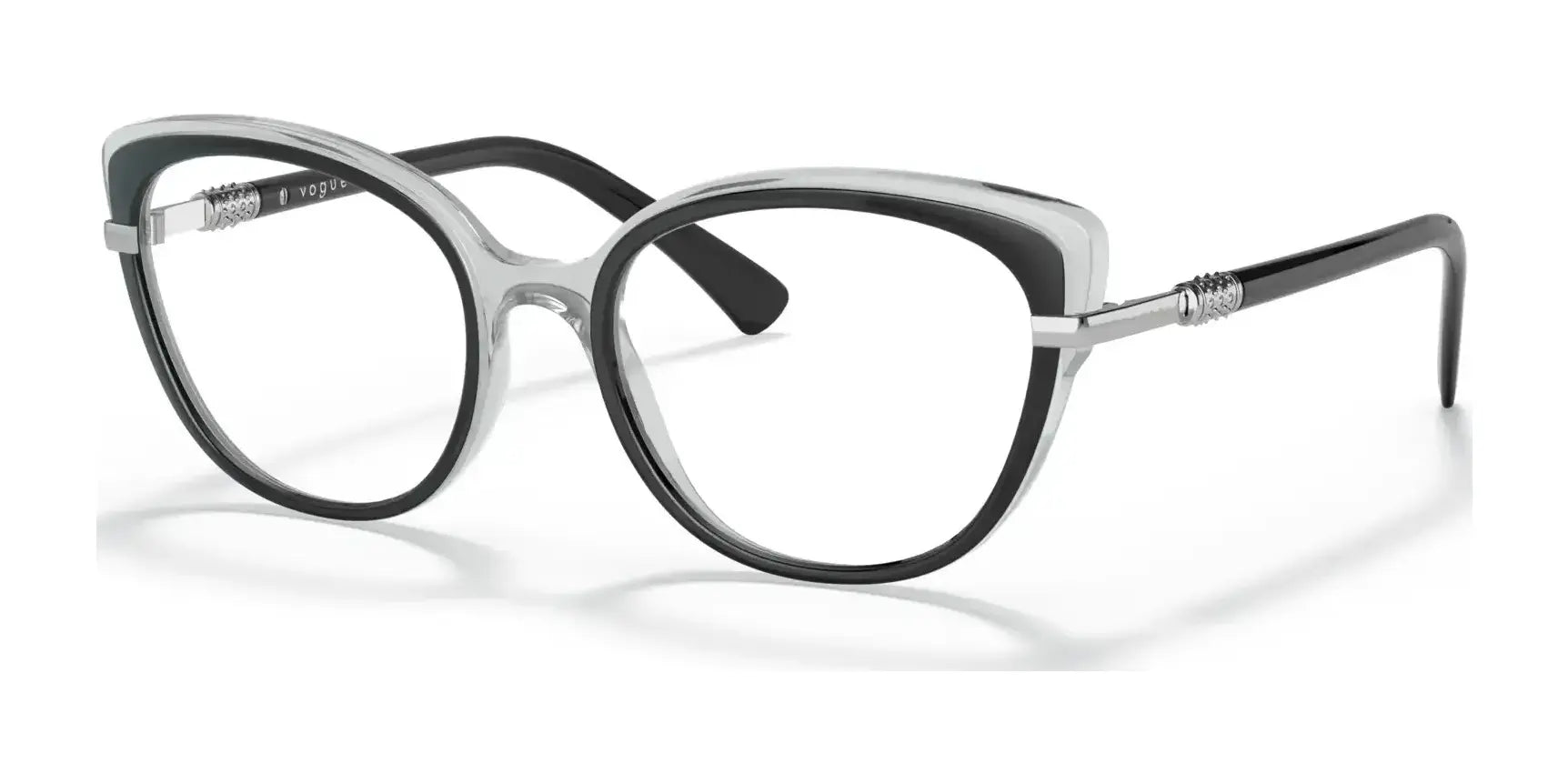 Vogue VO5383B Eyeglasses Top Black / Transparent Grey Vogue VO5383B Eyeglasses Top Black / Transparent Grey