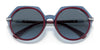 Vogue VO5384SB Sunglasses | Size 53 / Top Lilac/Transparent Pink №293614 / Pink Gradient Brown (2N 21.4%)