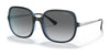 Vogue VO5405S Sunglasses | Size 57 / Top Black/Rainbow Green №296511 / Grey Gradient (2N 26%)