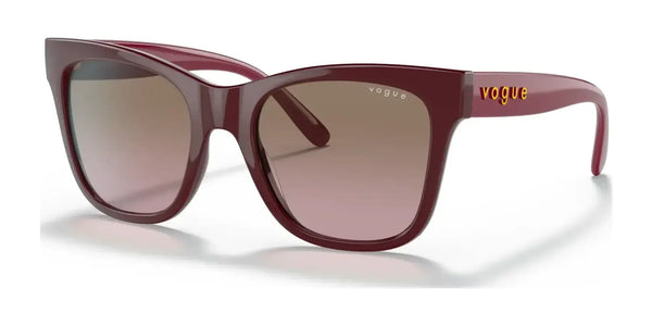 Vogue VO5428SF Sunglasses | Size 51 / Bordeaux №213914 / Violet Gradient Brown (2N 27%)