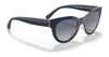 Vogue VO5429S Sunglasses | Size 49 / Top Dark Blue/Serigraphy / Grey Gradient Dark Blue (2N 25%) №29934L