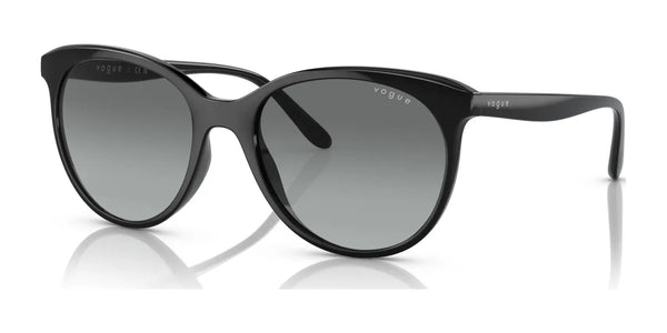 Vogue VO5453SF Sunglasses | Size 54 / Black №W44/11 / Gradient Grey (2N 30.0%)