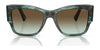 Vogue VO5462S Sunglasses | Size 54 / Dark Havana / Grey Gradient Dark Grey (Polarized) (3P 12%) №W656T3