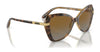 Vogue VO5479S Sunglasses | Size 53 / Striped Dark Havana / Grey Gradient Brown (Polarized) (3P 14%) №1508T5
