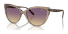 Vogue VO5484S Sunglasses | Size 57 / Transparent Brown / Yellow Gradient Violet (2N 27.8%) №294070
