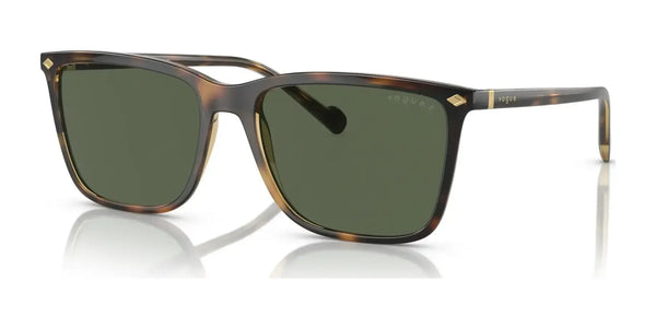 Vogue VO5493S Sunglasses / Total Dark Havana / Dark Green (Polarized) (3P 14.7%) №27189A / Size 56