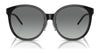Vogue VO5509SF Sunglasses | Size 57 / Black №W44/11 / Gradient Grey (2N 30.0%)