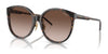 Vogue VO5509SF Sunglasses | Size 57 / Dark Havana №W65613 / Gradient Brown (3N 16%)