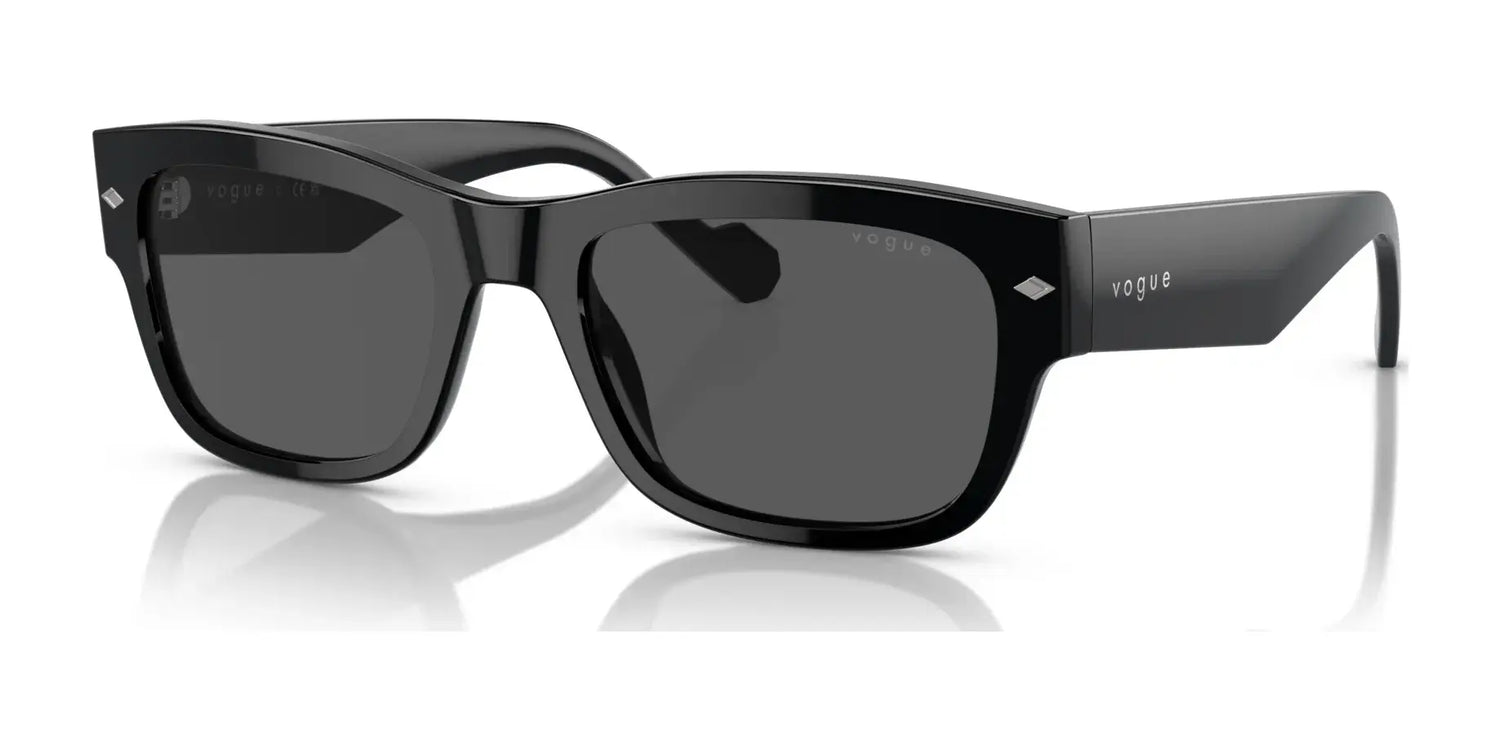 Vogue VO5530S Sunglasses Black / Dark Grey Vogue VO5530S Sunglasses Black / Dark Grey