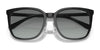 Vogue VO5537SD Sunglasses | Size 58 / Transparent / Pink Gradient Dark Violet (2N 25.5%) №W74536