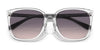Vogue VO5537SD Sunglasses | Size 58 / Transparent / Pink Gradient Dark Violet (2N 25.5%) №W74536