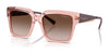 Vogue VO5553S Sunglasses | Size 54 / Transparent Dark Pink / Brown Gradient (3N 16%) №286413