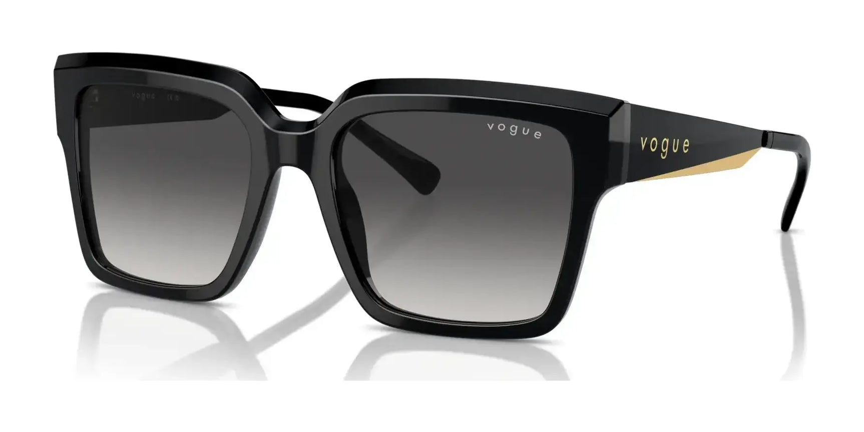 Vogue VO5553S Sunglasses Black / Grey Gradient Black Vogue VO5553S Sunglasses Black / Grey Gradient Black