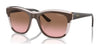 Vogue VO5557S Sunglasses | Size 54 / Brown/Transparent Rose Glitter / Pink Gradient Brown (2N 21.4%) №313614