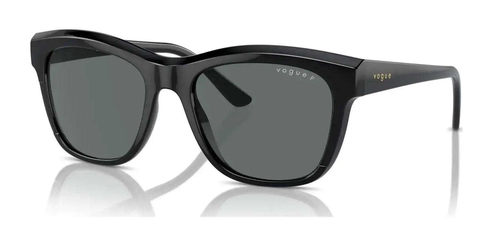 Vogue VO5557S Sunglasses Black / Dark Grey (Polarized) Vogue VO5557S Sunglasses Black / Dark Grey (Polarized)