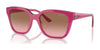 Vogue VO5558S Sunglasses | Size 55 / Cherry/Transparent Fuchsia Glitter / Pink Gradient Brown (2N 21.4%) №313514