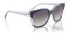 Vogue VO5558S Sunglasses | Size 55 / Brown/Transparent Rose Glitter / Grey Gradient Brown (Polarized) (3P 14%) №3136T5