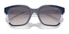 Vogue VO5558S Sunglasses | Size 55 / Brown/Transparent Rose Glitter / Grey Gradient Brown (Polarized) (3P 14%) №3136T5