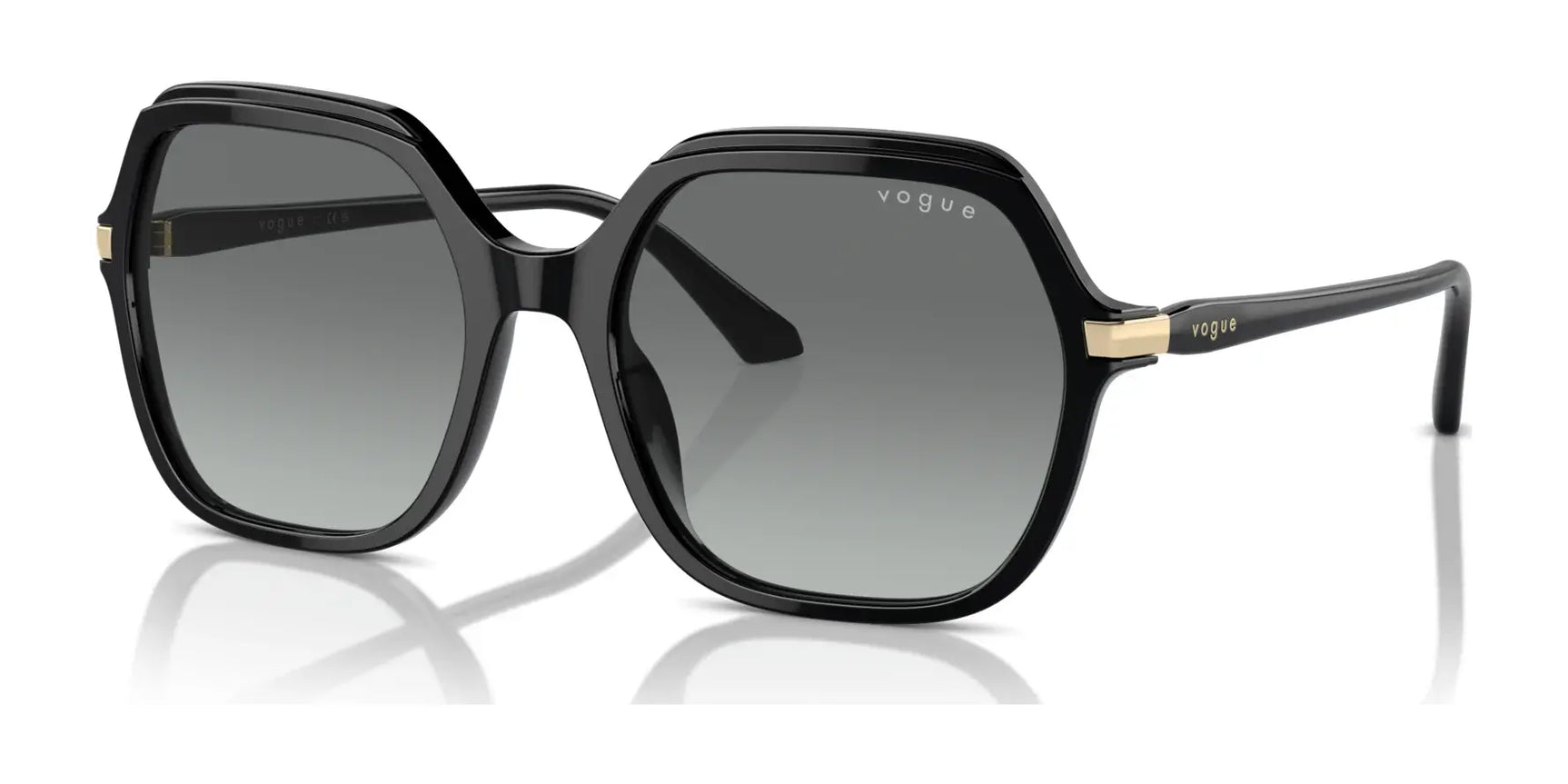 Vogue VO5561S Sunglasses Black / Gradient Grey Vogue VO5561S Sunglasses Black / Gradient Grey