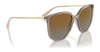 Vogue VO5564S Sunglasses | Size 54 / Transparent Brown / Grey Gradient Brown (Polarized) (3P 14%) №2940T5