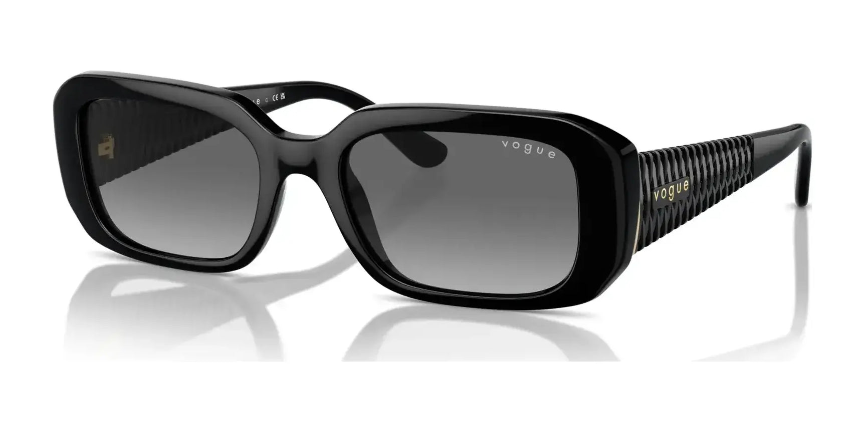 Vogue VO5565S Sunglasses Black / Grey Gradient Vogue VO5565S Sunglasses Black / Grey Gradient
