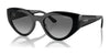 Vogue VO5566S Sunglasses | Size 52 / Black / Gradient Grey (2N 26%) №W44/11
