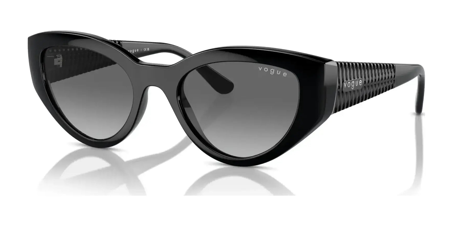 Vogue VO5566S Sunglasses Black / Gradient Grey Vogue VO5566S Sunglasses Black / Gradient Grey