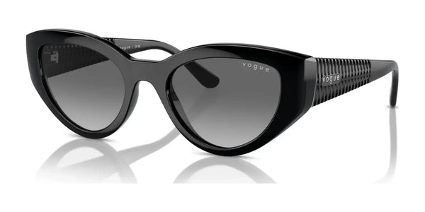 Vogue VO5566S Sunglasses | Size 52 / Black / Gradient Grey (2N 26%) №W44/11