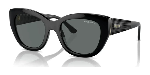 Vogue VO5567S Sunglasses | Size 52 / Black / Dark Grey (Polarized) (3P 10%) №W44/81