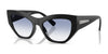 Vogue VO5607S Sunglasses | Size 53 / Black / Clear Gradient Light Blue (1N 49%) №W44/19