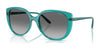 Vogue VO5623S Sunglasses | Size 55 / Transparent Petroleum / Grey Gradient (2N 26%) №319111